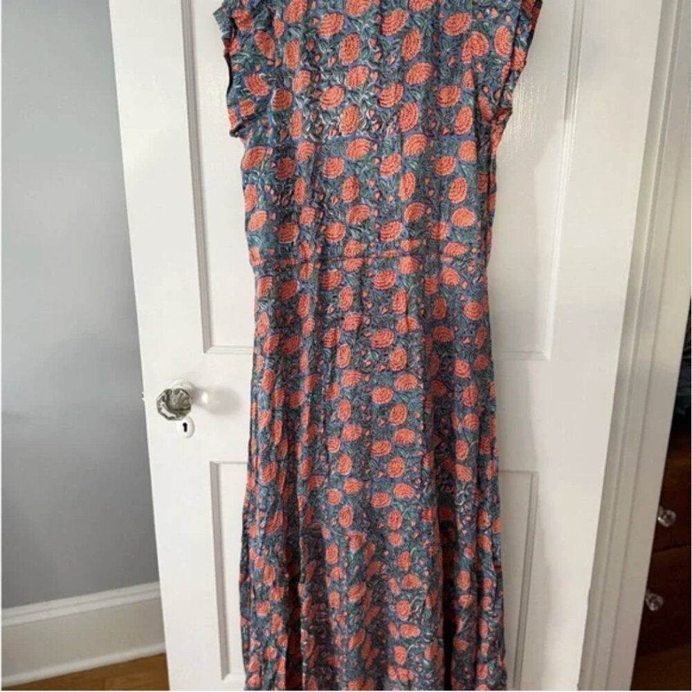 Emerson Fry India Collection Flower Frances 3 Frill Dress NEW Medium M - Picture 10 of 10